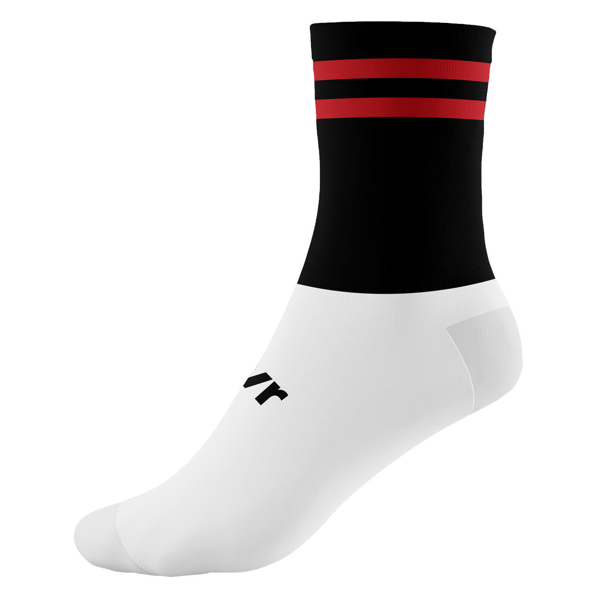 Mc Keever Pro Mid 2 Bar Socks - Youth - Black/Red/White