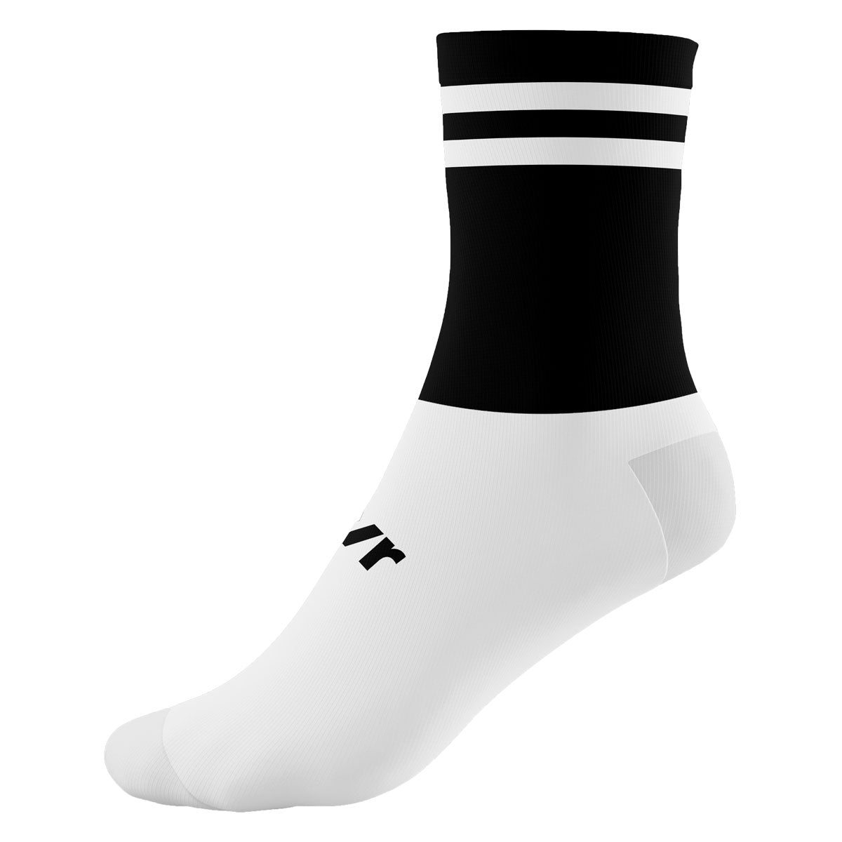 Mc Keever Pro Mid 2 Bar Socks - Youth - Black/White