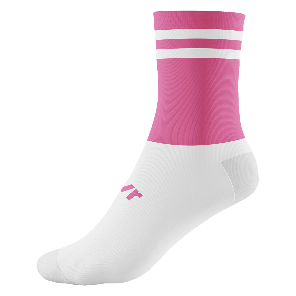 Mc Keever Pro Mid 2 Bar Socks - Youth - Pink/White
