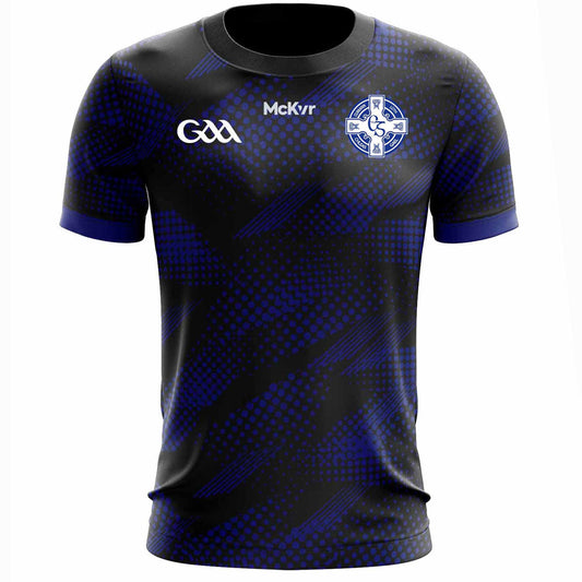 Mc Keever Clan Na Gael CLG Training Jersey - Adult - Black