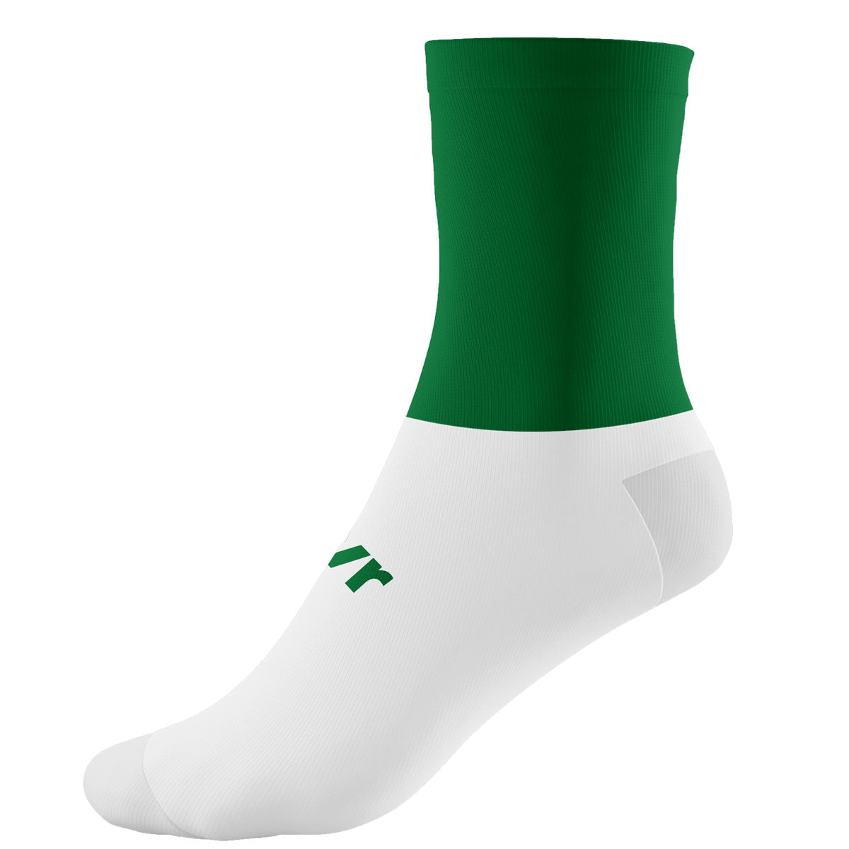 Mc Keever Pro Mid Plain Socks - Adult - Green/White