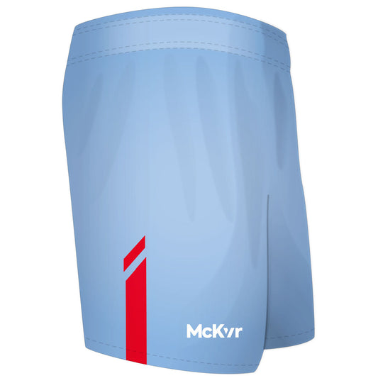 Mc Keever Monivea Abbey GAA Playing Short - Adult - Sky/White/Red