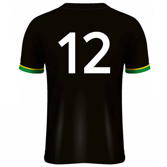 Mc Keever St Gabriels GAA Numbered Playing Jersey - Youth - Black