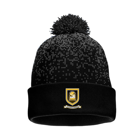 Mc Keever Mourneabbey LGFA Core 22 Bobble Hat - Youth - Black/Grey