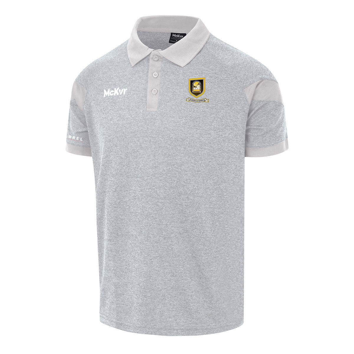 Mc Keever Mourneabbey LGFA Core 22 Polo Top - Adult - Grey