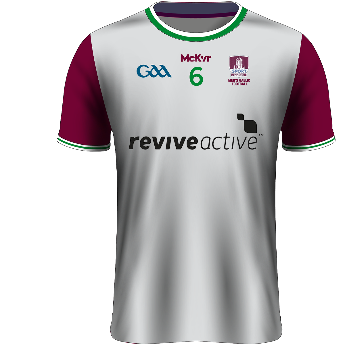 Mc Keever NUI Galway Numbered Playing Jersey - Adult - White Player Fit