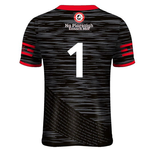 Mc Keever Na Piarsaigh Eanach Mor CLG Reserve Jersey - Youth - Grey/Red/Black
