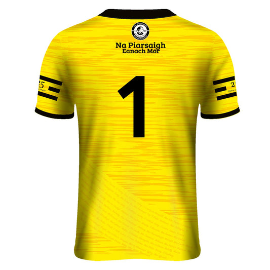 Mc Keever Na Piarsaigh Eanach Mor CLG Goalkeeper Player Fit Jersey - Adult - Yellow/Black