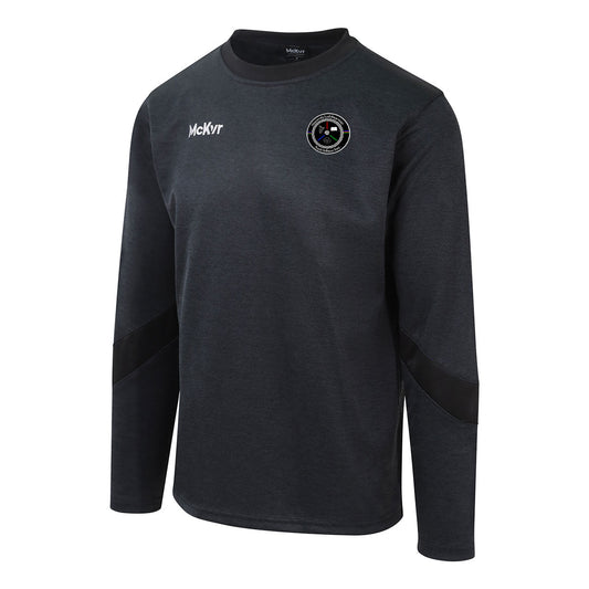 Mc Keever Naomh Labhaoise CLG Core 22 Sweat Top - Adult - Black
