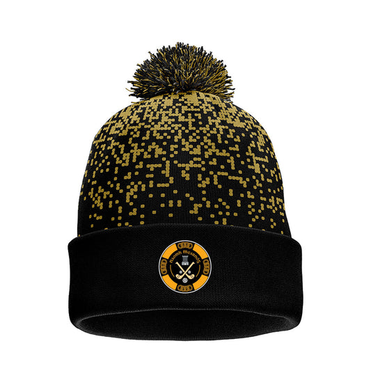 Mc Keever Naomh Mearnog CLG Core 22 Bobble Hat - Adult - Black/Gold