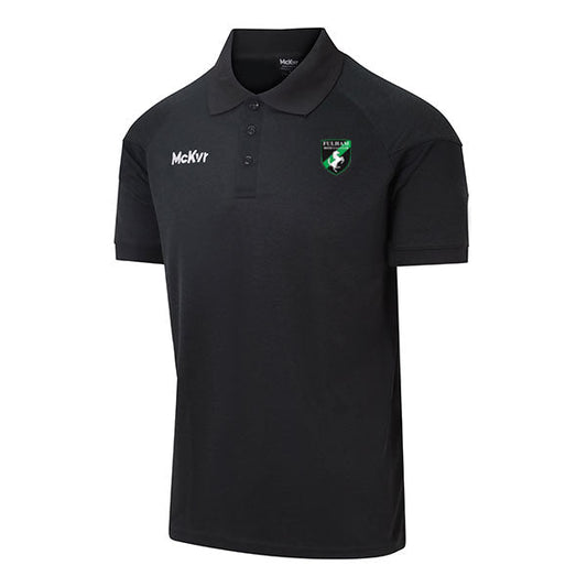Mc Keever Fulham Irish GAA Core 22 Polo Top - Adult - Black