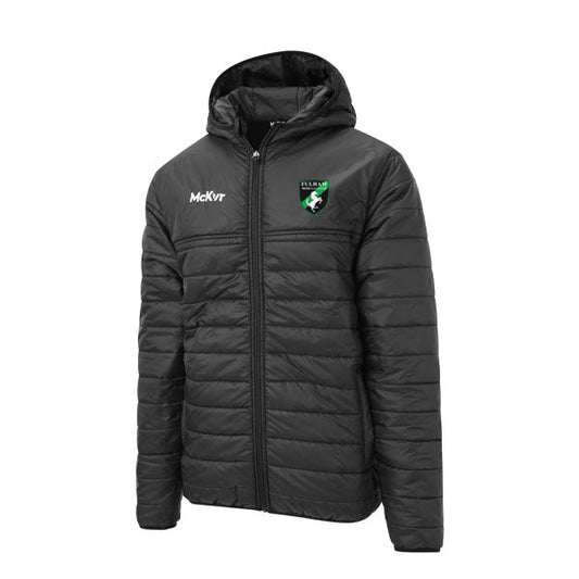 Mc Keever Fulham Irish GAA Core 22 Puffa Jacket - Adult - Black