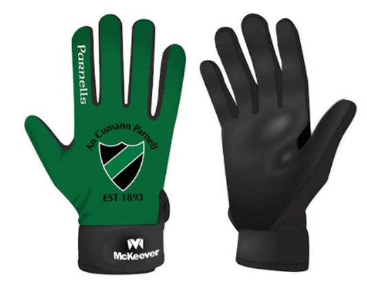 Mc Keever Parnells GAA Crested Gloves - Youth - Green