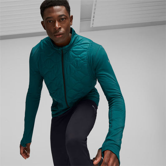 Puma Run Cloudspun Padded Jacket - Mens - Malachite