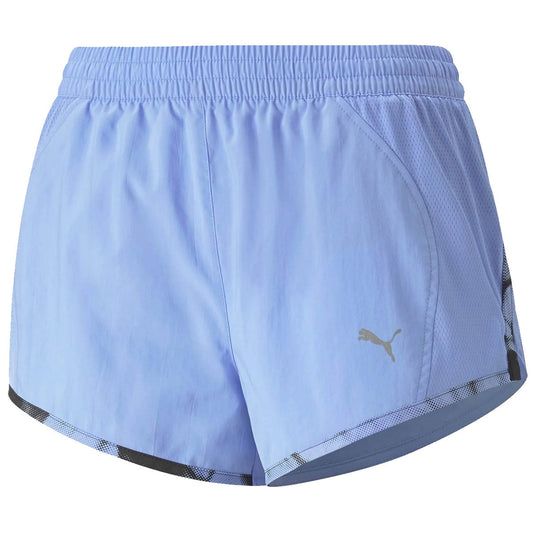 Puma Run Favourite Velocity 3 inch Shorts - Womens - Elektro Purple