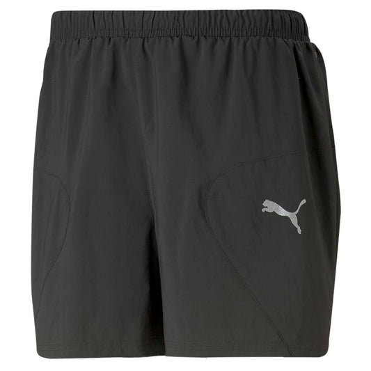 Puma Run Favourite Woven 5 inch Session Shorts - Mens - Black