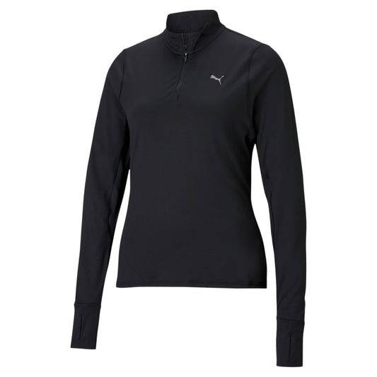 Puma Run Favourite 1/4 Zip Top - Womens - Black