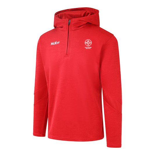 Mc Keever Glen Rovers GAA Watford Core 22 1/4 Zip Hoodie - Adult - Red