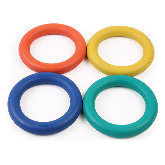 Active Play Rubber Quoits - Set of 4