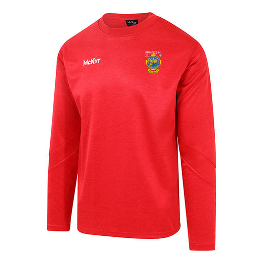 Mc Keever Eire Og GAA Carlow Core 22 Sweat Top - Adult - Red