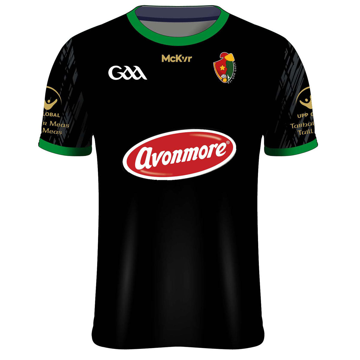 Mc Keever Saigon Gaels GAA Numbered Home Jersey - Adult - Black