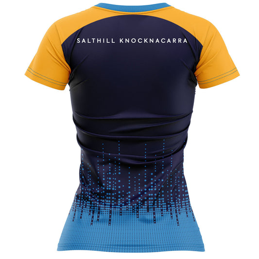 Mc Keever Salthill Knocknacarra Camogie Training Jersey - Adult - Navy/Amber/Blue