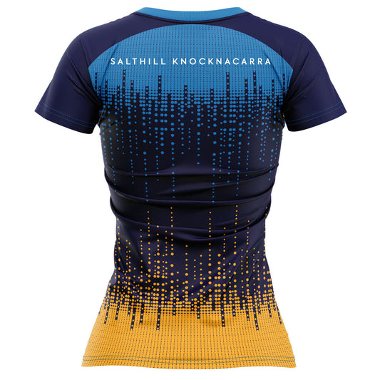 Mc Keever Salthill Knocknacarra LGFA Training Jersey - Adult - Navy/Amber/Blue