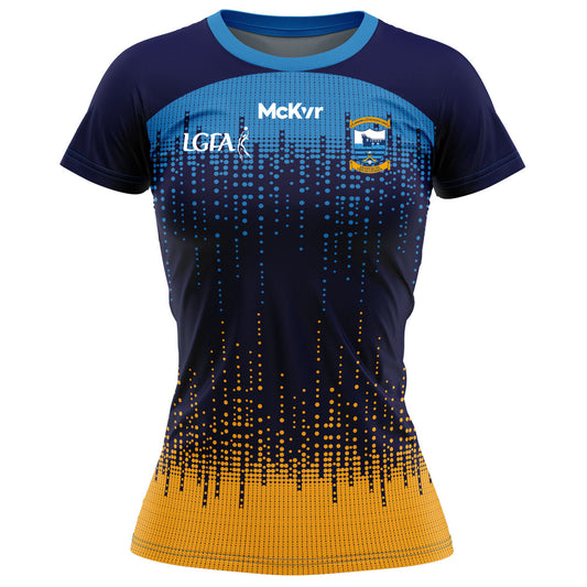 Mc Keever Salthill Knocknacarra LGFA Training Jersey - Adult - Navy/Amber/Blue