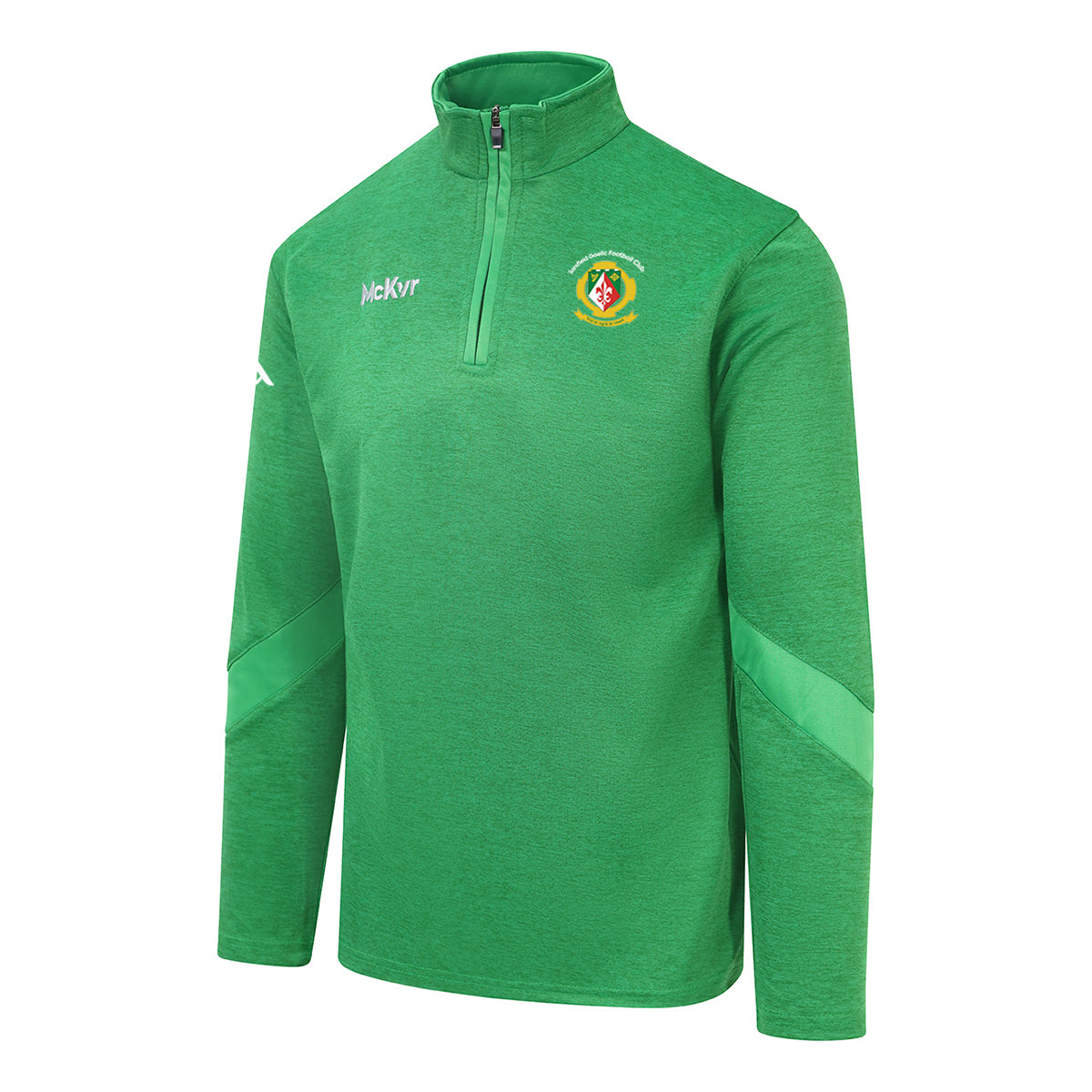 Mc Keever Sarsfields GAA Core 22 1/4 Zip Top - Adult - Green