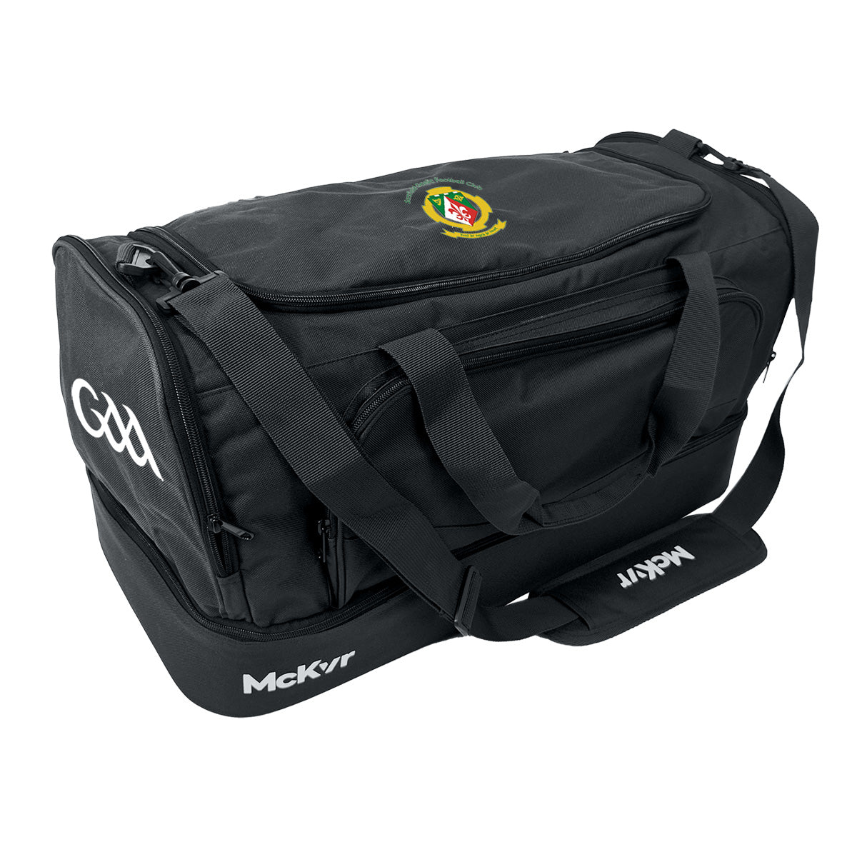 Mc Keever Parnells GAA Core 22 Medium Kitbag with Compartment - Black