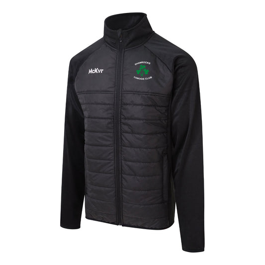 Mc Keever Shamrocks Camogie - Galway Core 22 Hybrid Jacket - Adult - Black