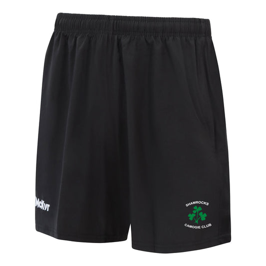 Mc Keever Shamrocks Camogie - Galway Core 22 Leisure Shorts - Adult - Black