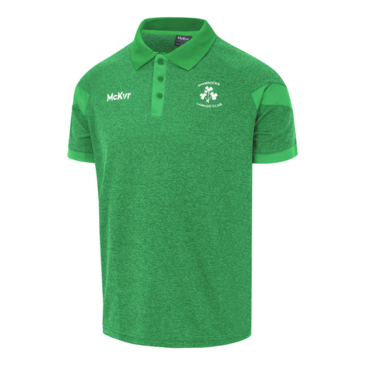 Mc Keever Shamrocks Camogie - Galway Core 22 Polo Top - Adult - Green