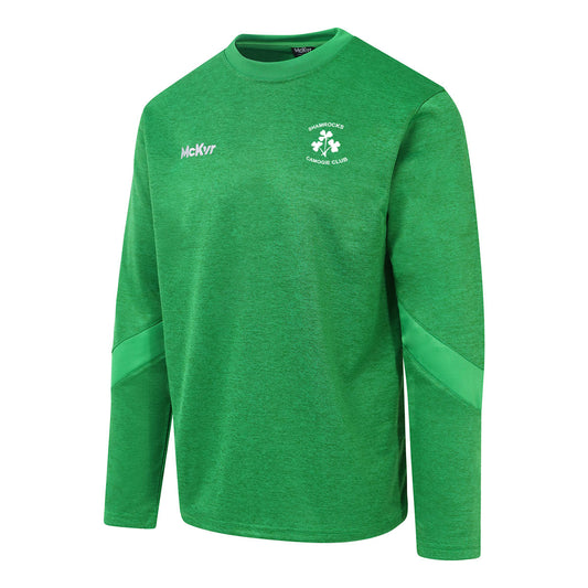 Mc Keever Shamrocks Camogie - Galway Core 22 Sweat Top - Adult - Green