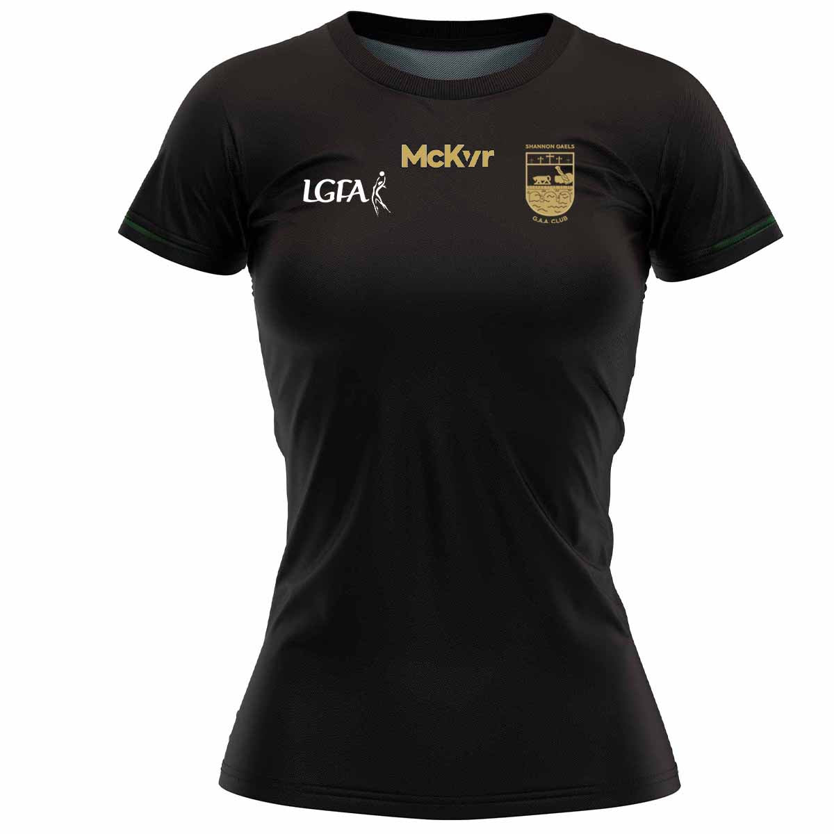 Mc Keever Shannon Gaels LGFA Training Plain Jersey - Youth - Black