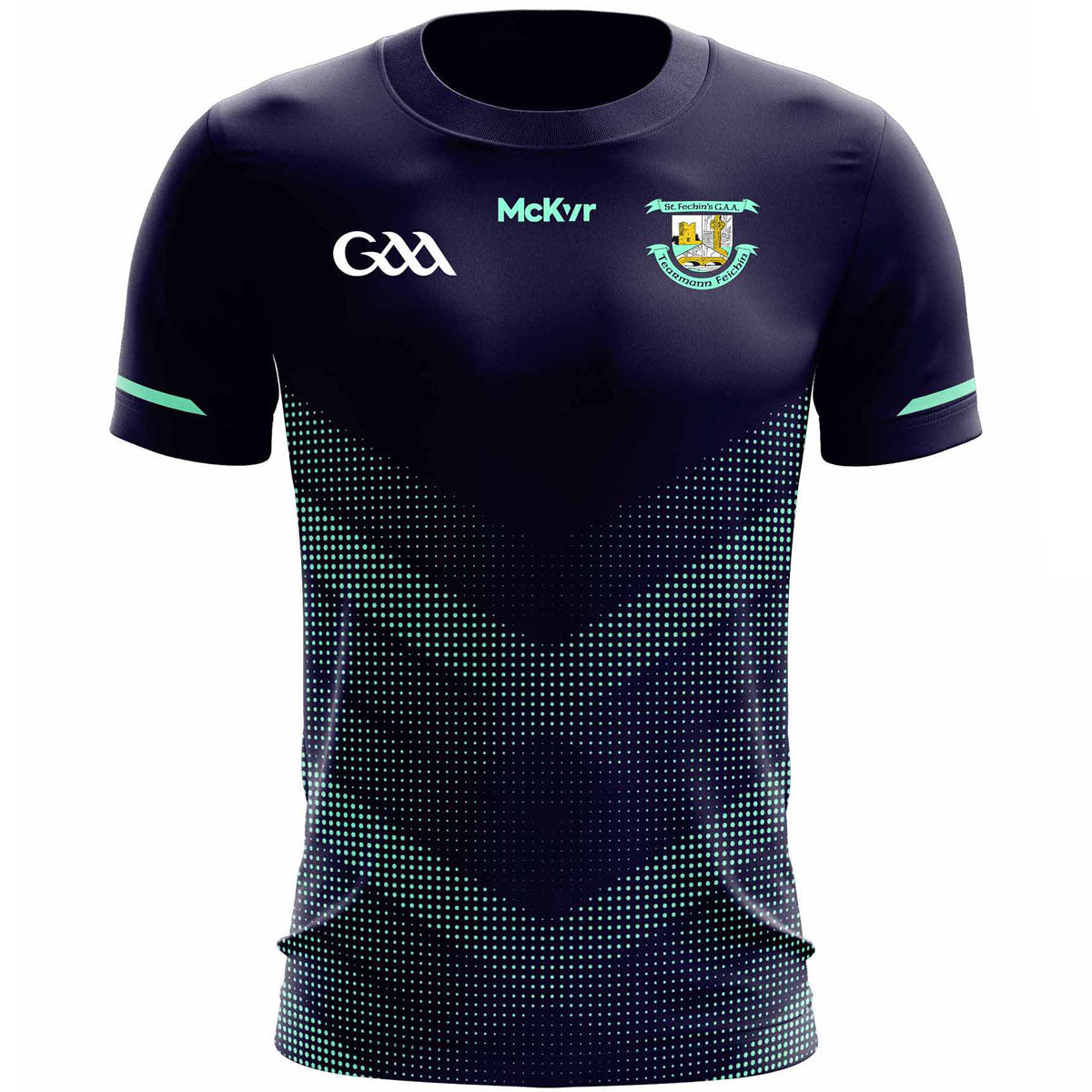 Mc Keever St Fechins GAA Training Jersey - Adult - Navy/Mint