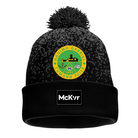 Mc Keever St Gabriels GAA Core 22 Bobble Hat - Adult - Black/Grey