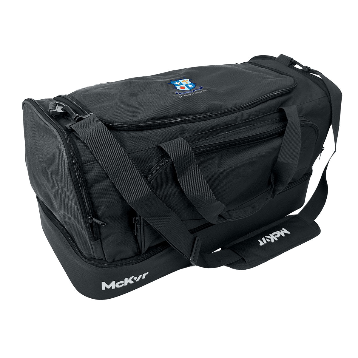 Mc Keever St Mary's College RFC Core 22 Medium Kitbag with Compartment - Black