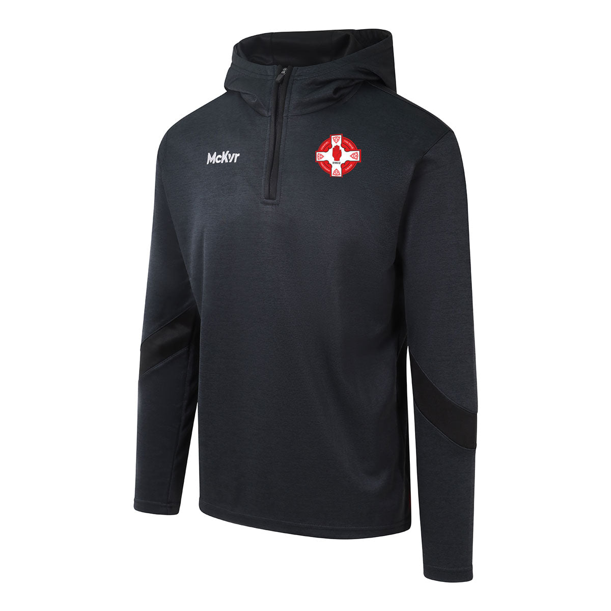 Mc Keever St Michael's Magheralin Core 22 1/4 Zip Hoodie - Youth - Black