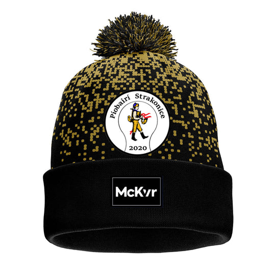 Mc Keever Strakonice GAC Core 22 Bobble Hat - Adult - Black/Gold