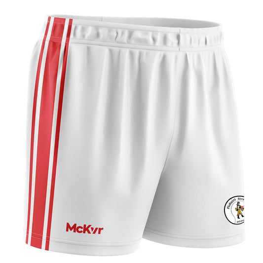 Mc Keever Strakonice GAC Core 22 GAA Shorts - Youth - White/Red