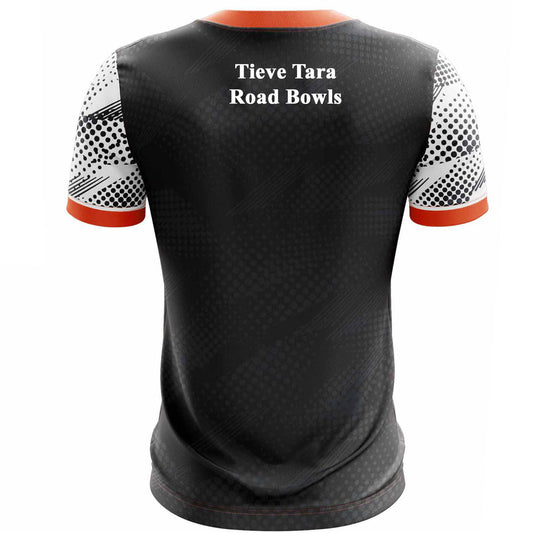 Mc Keever Tieve Tara Road Bowls Jersey - Adult - Black/Orange Player Fit