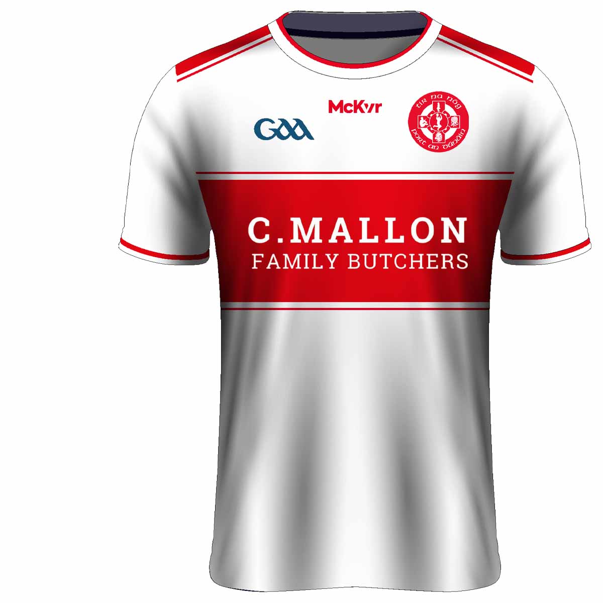 Mc Keever Tir na nOg GAA Playing Jersey - Youth - White