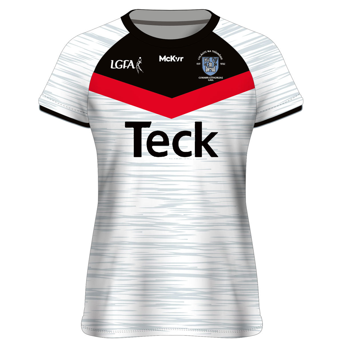 Mc Keever Trinity College Dublin LGFA Playing Jersey - Womens - White/Silver