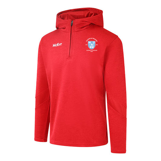 Mc Keever Trinity College Dublin Core 22 1/4 Zip Hoodie - Adult - Red