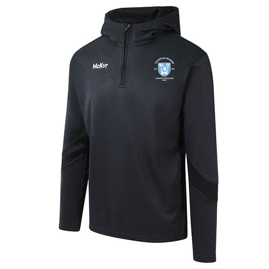 Mc Keever Trinity College Dublin Core 22 1/4 Zip Hoodie - Adult - Black