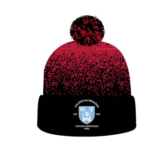 Mc Keever Trinity College Dublin Core 22 Bobble Hat - Adult - Black/Red