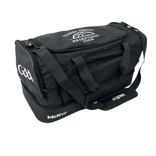 Mc Keever Tyrone Towers Basketball Core 22 Medium Kitbag with Compartment - Black