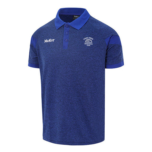 Mc Keever Tyrone Towers Basketball Core 22 Polo Top - Adult - Royal