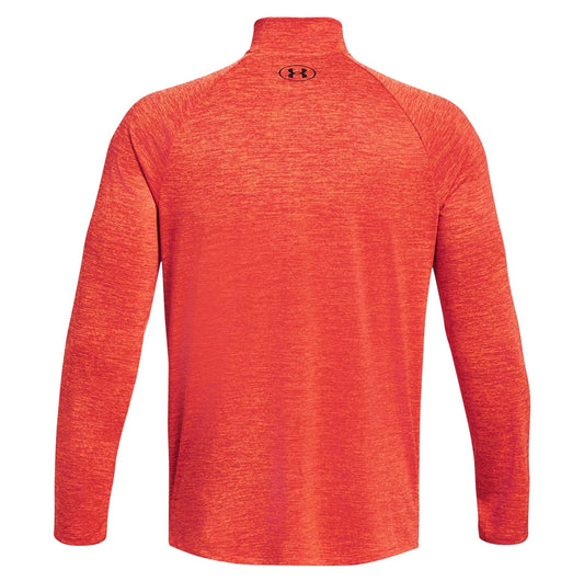 Under Armour Tech 1/2 Zip Jacket - Mens - After Burn/Orange Blast